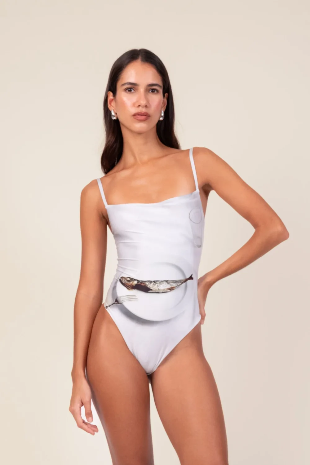 Sardinha Square-neck Swimsuit