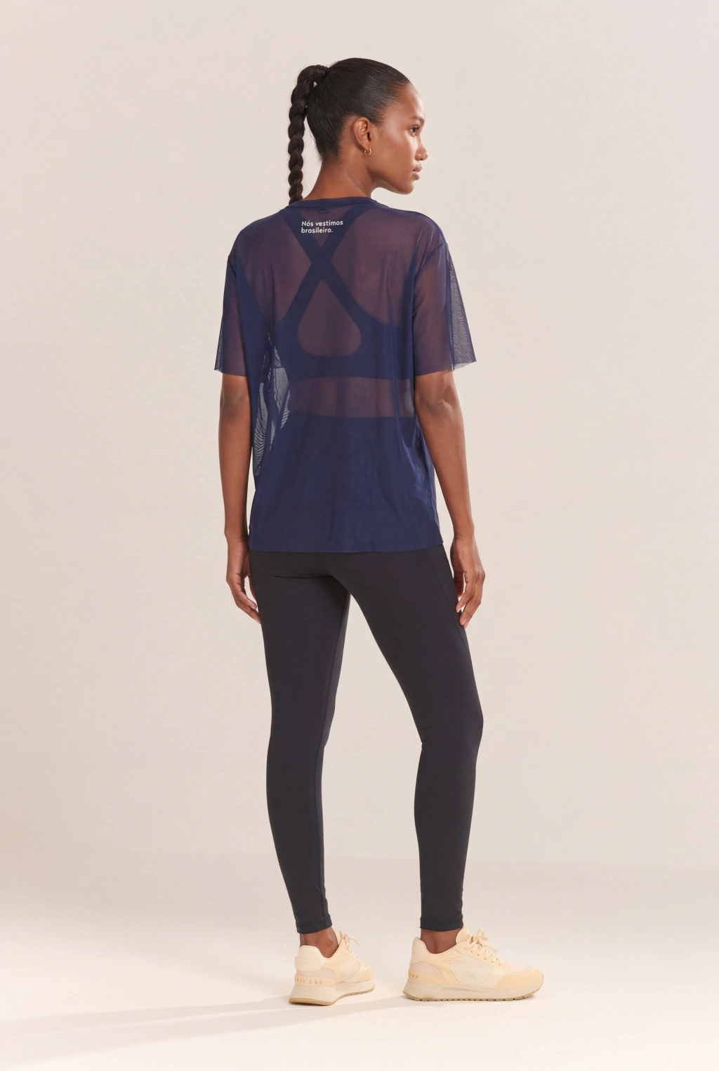 Blusa Ombro Deslocado Tule - Imagem 15