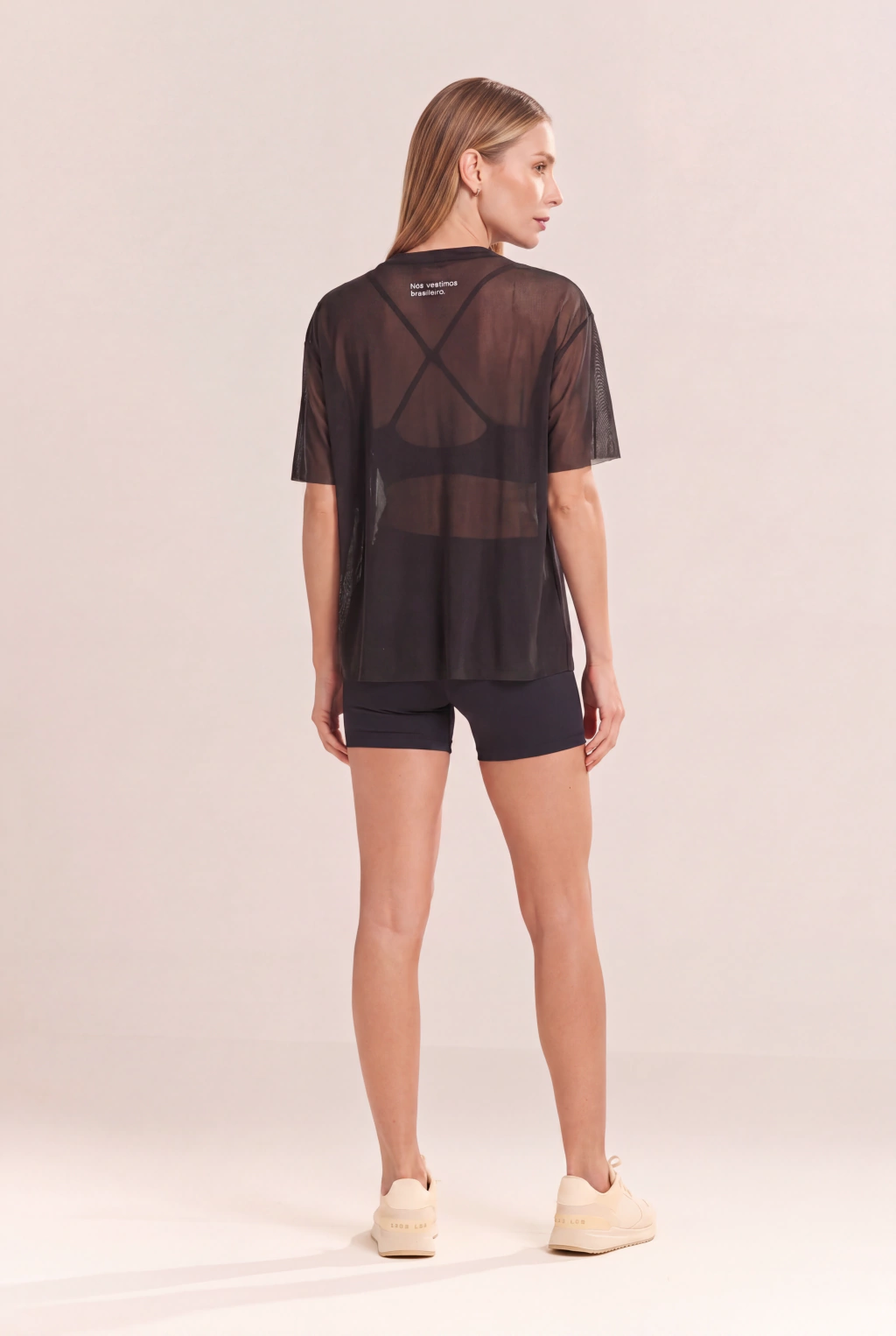 Blusa Ombro Deslocado Tule - Imagem 14