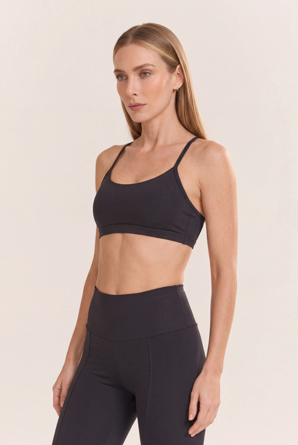 Calça Legging Compress Detalhe Pespontos e Fenda - Imagem 7
