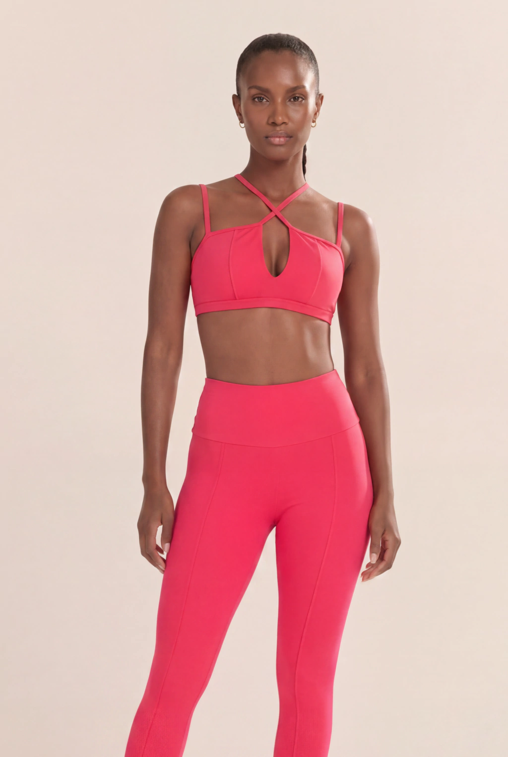 Calça Legging Compress Detalhe Pespontos e Fenda - Imagem 9