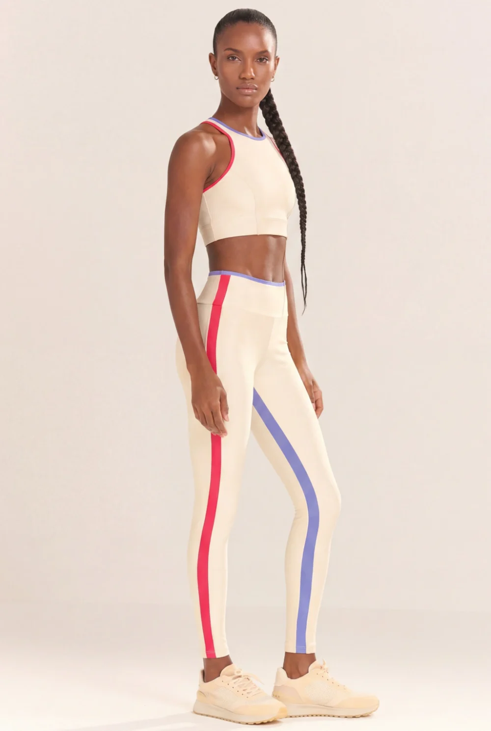 Calça Legging Recortes Coloridos