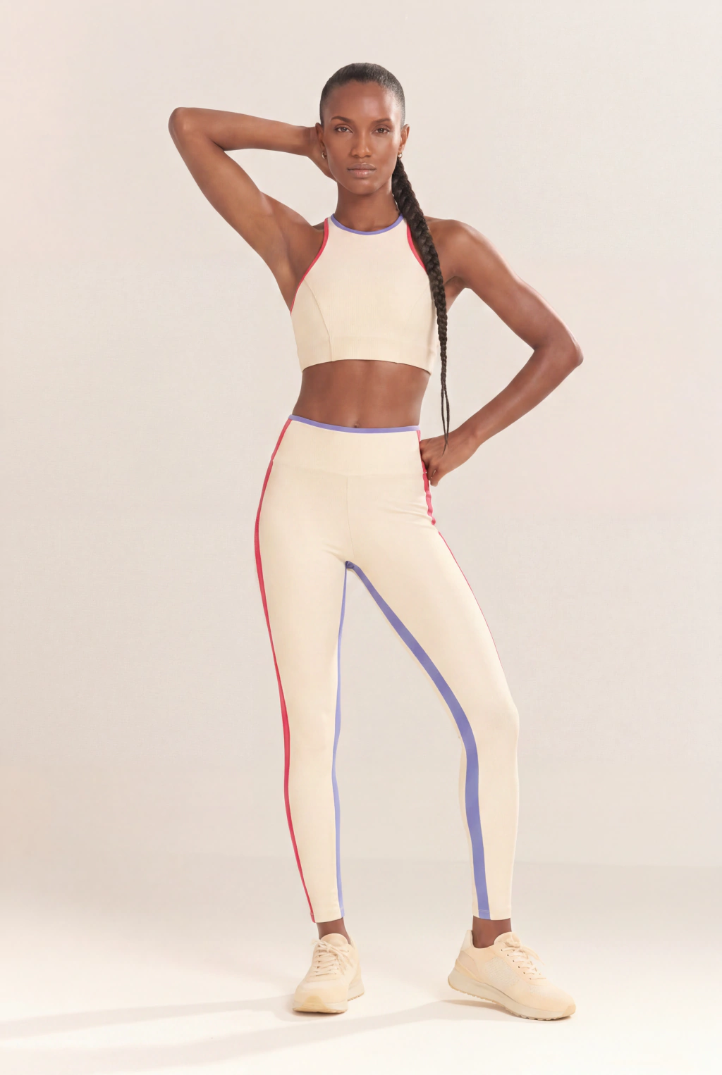 Calça Legging Recortes Coloridos - Imagem 4