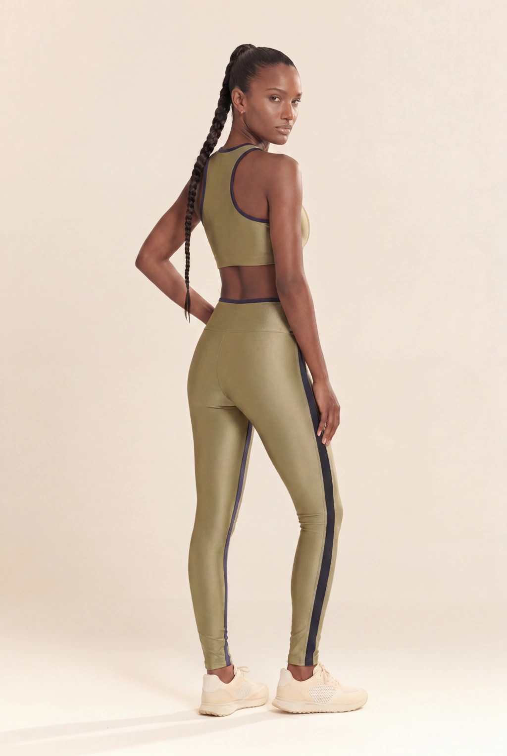 Calça Legging Recortes Coloridos - Imagem 9