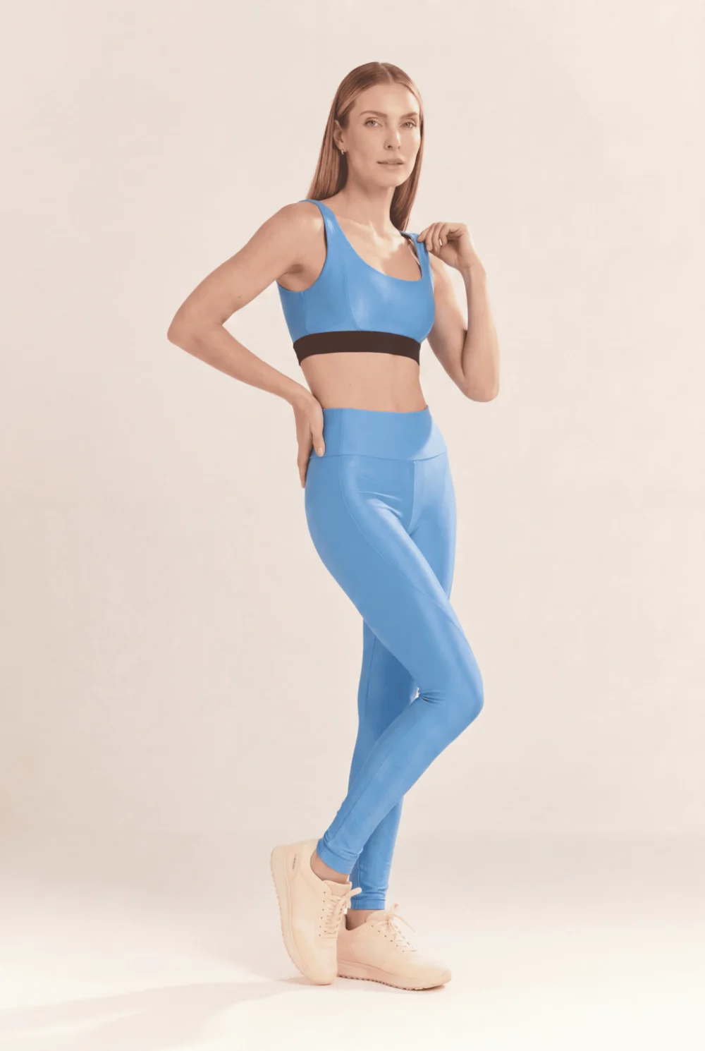 Calça Legging Texturas Recortes Anatômicos