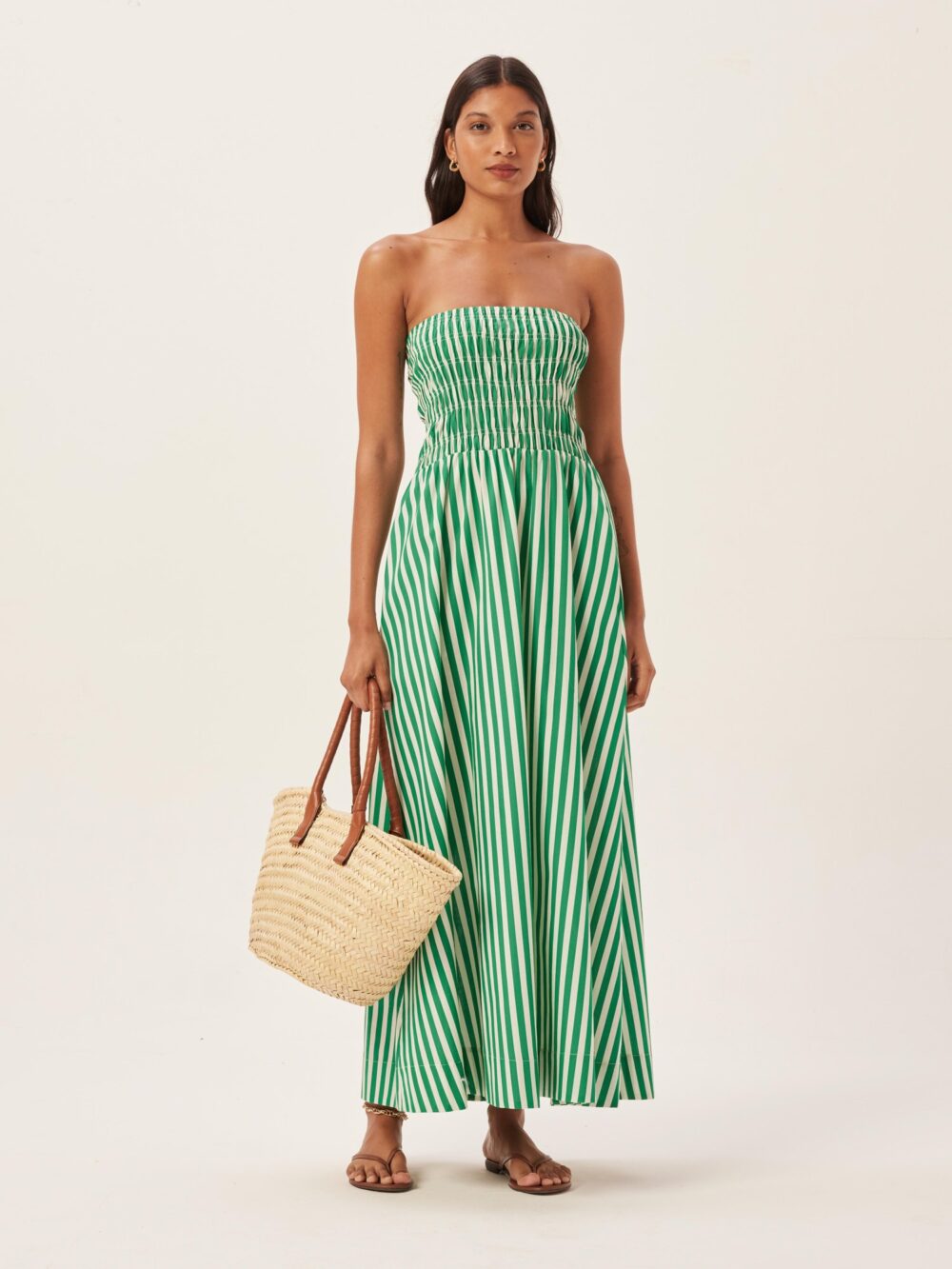 Vestido Lastex Posi Listras