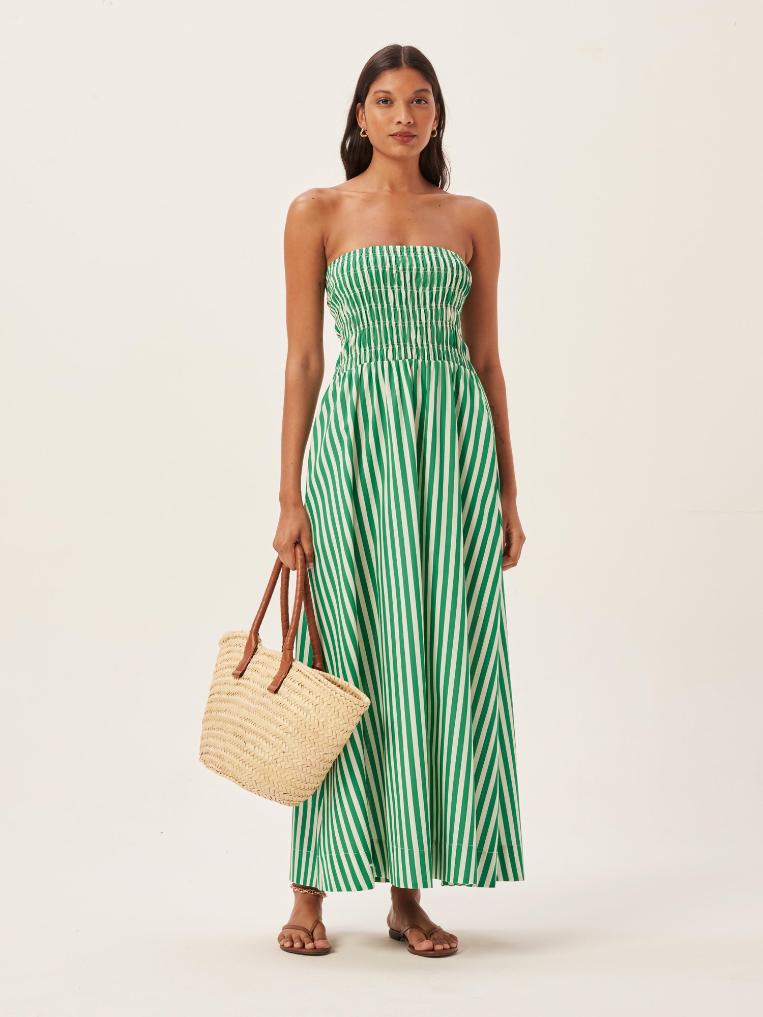 Vestido Lastex Posi Listras