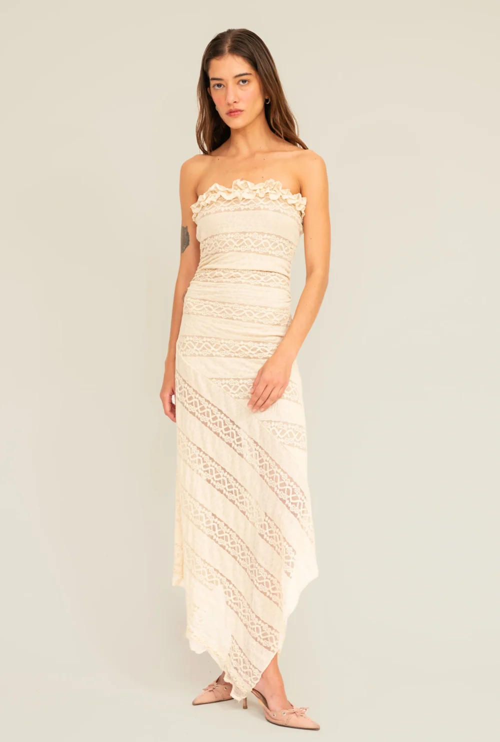 Vestido Paloma Renda